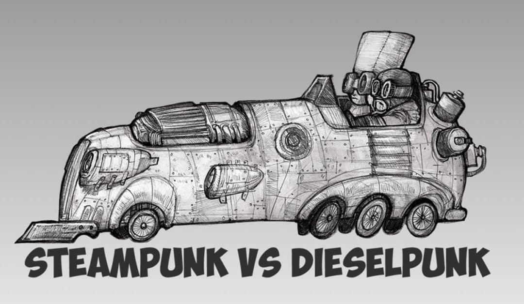 Steampunk vs DieselPunk Difference between, things like them